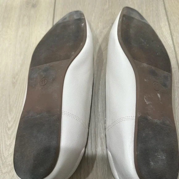 A New Day Cream Pointed Flats Size 11 - Picture 3 of 3